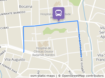 Mapa da parada