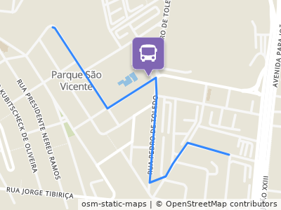 Mapa da parada