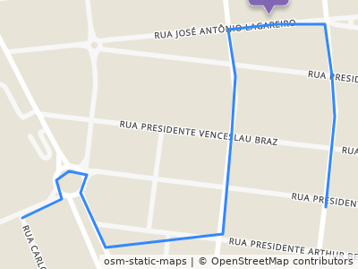 Mapa da parada