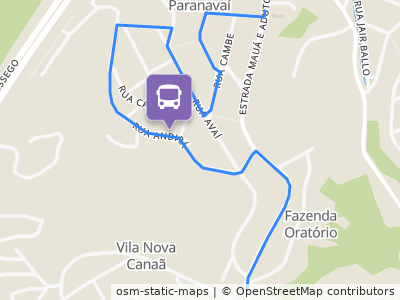 Mapa da parada