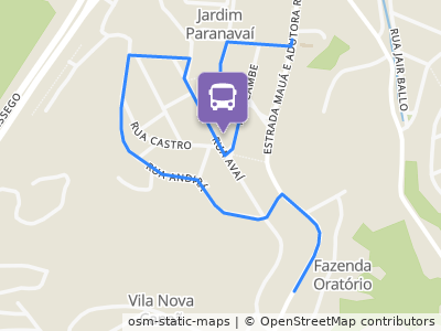 Mapa da parada