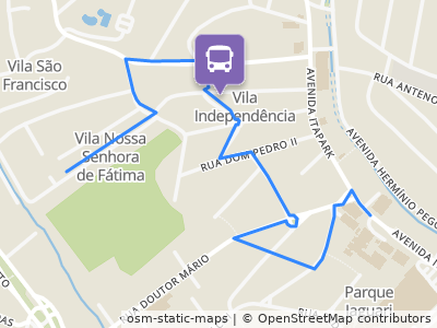Mapa da parada