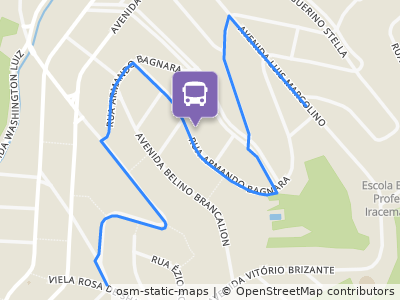 Mapa da parada