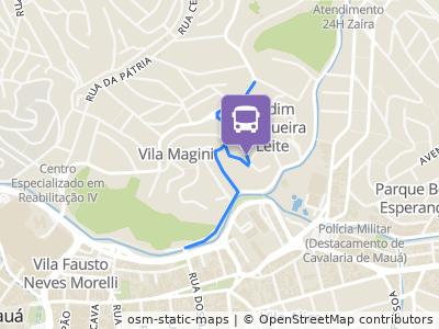 Mapa da parada