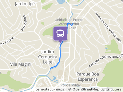 Mapa da parada