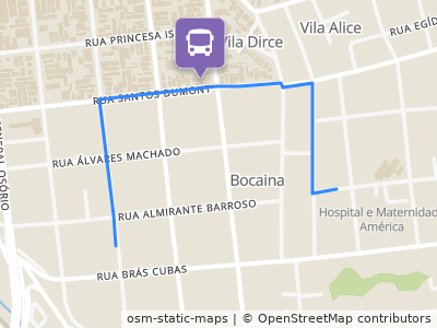 Mapa da parada