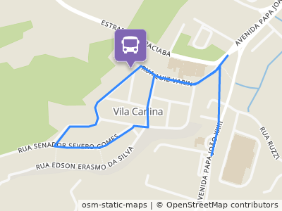 Mapa da parada