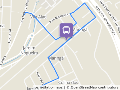 Mapa da parada