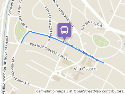 Mapa da parada