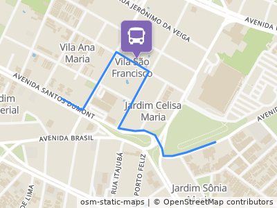 Mapa da parada
