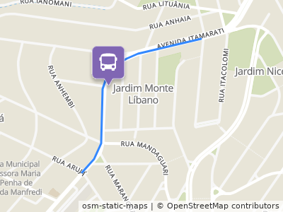 Mapa da parada