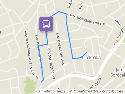 Mapa da parada