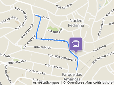 Mapa da parada