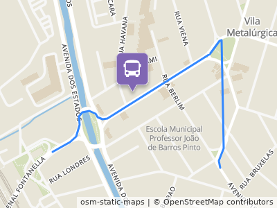 Mapa da parada