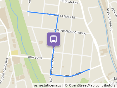 Mapa da parada