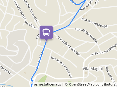 Mapa da parada