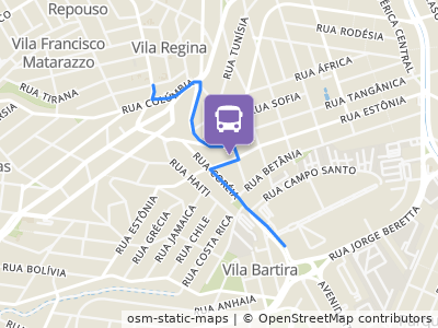 Mapa da parada