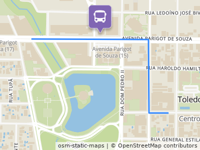 Mapa da parada