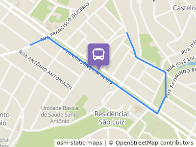 Mapa da parada