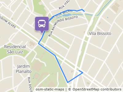 Mapa da parada