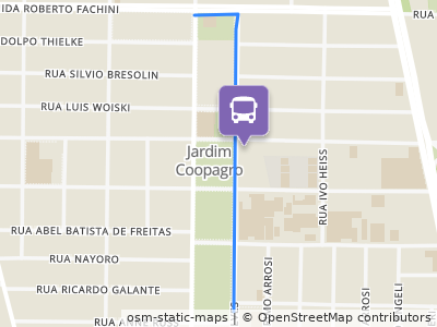 Mapa da parada