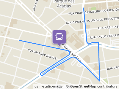 Mapa da parada