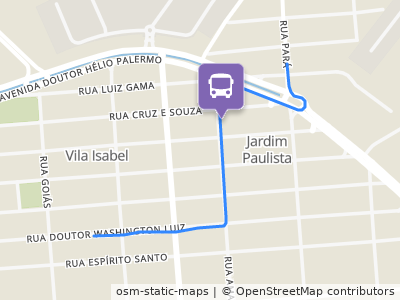 Mapa da parada