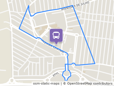 Mapa da parada