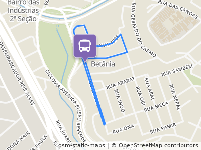Mapa da parada