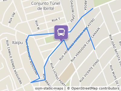 Mapa da parada