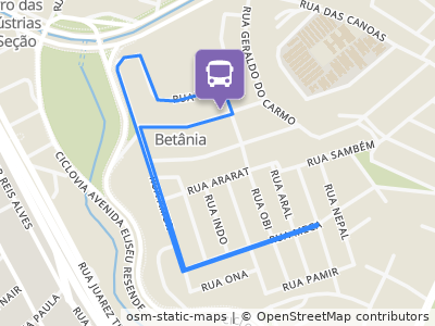 Mapa da parada
