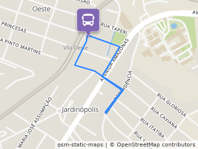 Mapa da parada
