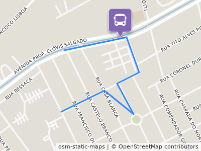 Mapa da parada