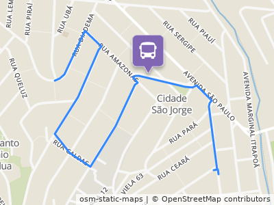 Mapa da parada
