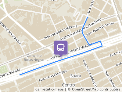 Mapa da parada