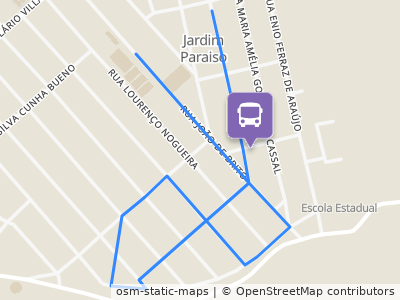Mapa da parada