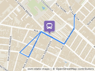 Mapa da parada