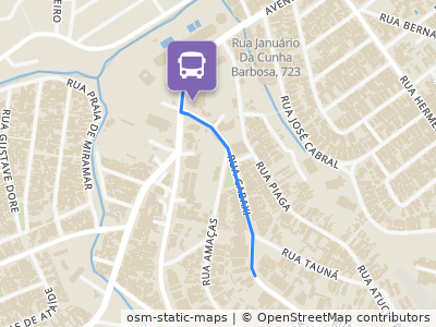 Mapa da parada