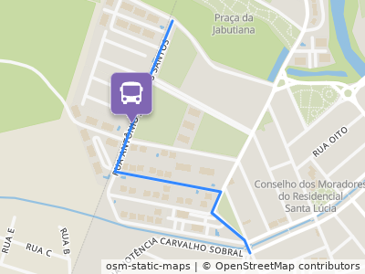 Mapa da parada