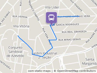 Mapa da parada