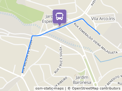 Mapa da parada