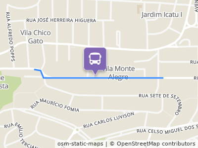 Mapa da parada