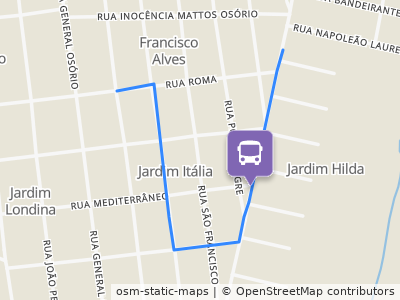 Mapa da parada