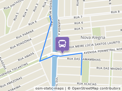Mapa da parada