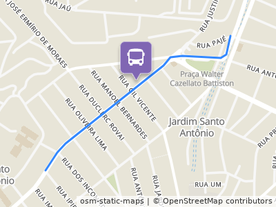 Mapa da parada