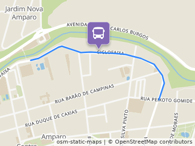 Mapa da parada