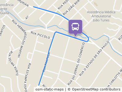 Mapa da parada