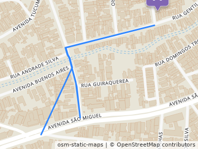 Mapa da parada