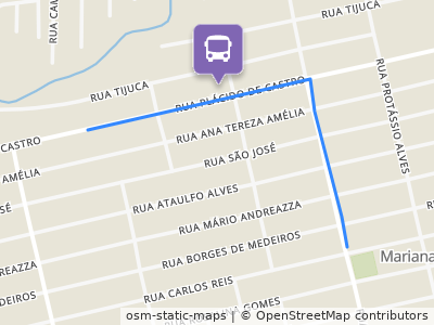 Mapa da parada