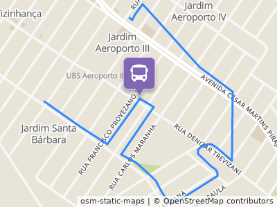 Mapa da parada